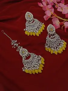 AASHISH IMITATION Yellow Drop Earrings