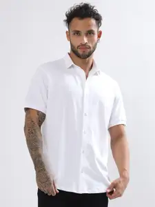WEARDUDS Premium Slim Fit Short Sleeves Casual Shirt