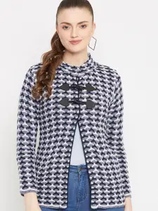 Zigo Cable Knit Woollen Front-Open Sweater