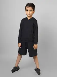ZIP ZAP ZOOP Boys Black Shorts