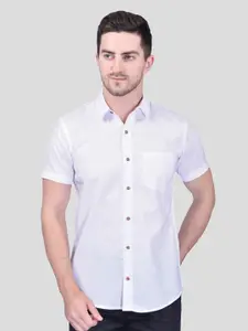 PRINTCULTR Classic Cotton Linen Casual Shirt