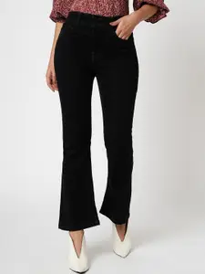 Vero Moda Women Grey Bootcut High-Rise Stretchable Jeans