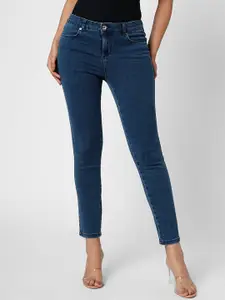 Vero Moda Women Blue Skinny Fit Stretchable Jeans