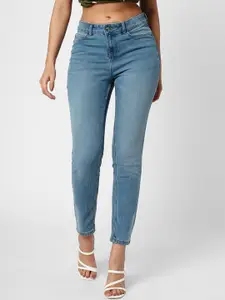 Vero Moda Women Blue Skinny Fit Light Fade Stretchable Jeans