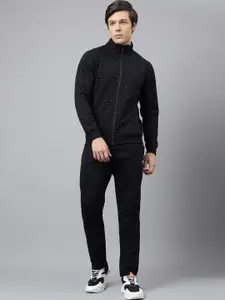 FCK GOLD Geometric Printed Relax Sports Tracksuit