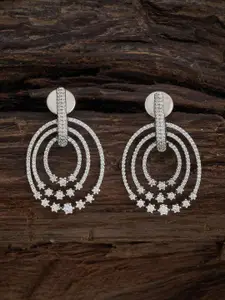 Kushal's Fashion Jewellery Embellished Bridal Contemporary Drop Earrings