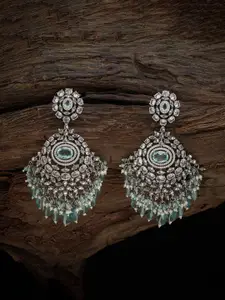Kushal's Fashion Jewellery Sea Green Classic Drop Earrings
