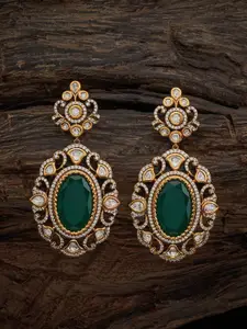 Kushal's Fashion Jewellery Green Classic Drop Earrings