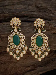 Kushal's Fashion Jewellery Kundan Classic Drop Earrings