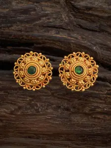 Kushal's Fashion Jewellery Gold Plated Classic Studs Earrings