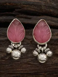 Kushal's Fashion Jewellery Pink Classic Studs Earrings