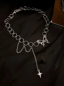 VAGHBHATT Silver-Toned Silver-Plated Necklace