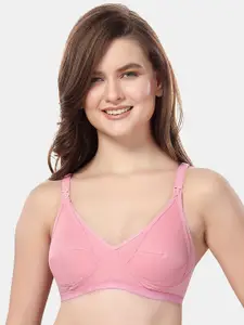 Fabme Full Coverage Non Padded Cotton Maternity Bra With All Day Comfort