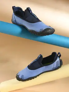 IMPAKTO Men Blue Mesh Running Shoes