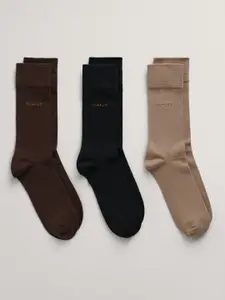 GANT Men Pack Of 3 Calf-Length Socks