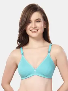 Fabme Medium Coverage Seamless Cotton Maternity Bra With All Day Comfort