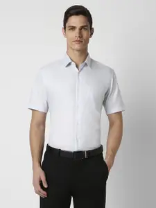 Peter England Men White Formal Shirt