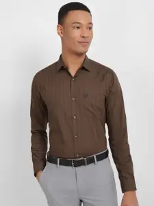 Allen Solly Striped Slim Fit Cotton Formal Shirt