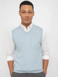 Allen Solly V-Neck Cotton Wool Sweater Vest