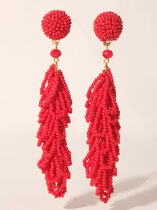 XPNSV Red Drop Earrings