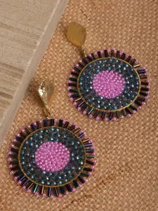 XPNSV Beaded Dangler Drop Earrings