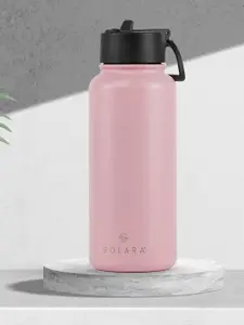 Solara Stainless Steel Vacuum Insulated Water Bottle, Angel Pink - 1Liter