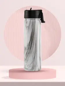 Solara Stainless Steel Vacuum Insulated Water Bottle, Elegant Marble- 650ML