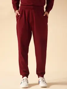 MODERN CREW ACE LUXE Regular Fit Solid Track Pants
