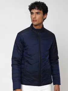 Mufti Mock Collar Reversible Long Sleeves Padded Jacket