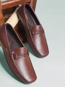 Liberty Men Textured Slip-On Driving Shoes