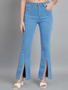 BAESD Women Jean Bootcut High-Rise Light Fade Denim Jeans