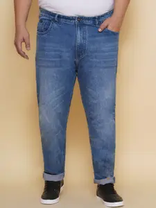 John Pride Men Plus Size Clean Look Light Fade Stretchable Jeans