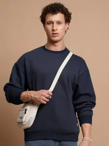 HIGHLANDER Oversized Drop Shoulder Hooded Pullover Sweatshirt