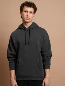 HIGHLANDER Oversized Drop Shoulder Hooded Pullover Sweatshirt