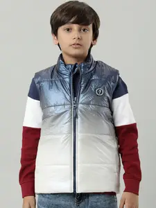 Indian Terrain Boys Navy Blue Lightweight Outdoor Fashion Jacket