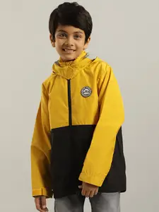 Indian Terrain Boys Yellow Lightweight Outdoor Fashion Jacket