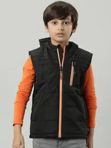 Indian Terrain Boys Black Lightweight Outdoor Fashion Jacket