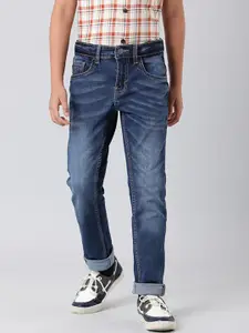 Indian Terrain Boys Heavy Fade Clean Look Stretchable Jeans