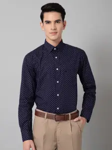 Cantabil Printed Comfort Cotton Formal Shirt