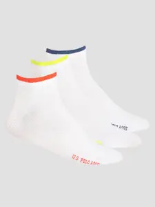 U.S. Polo Assn. Men Pack Of 3 Ankle Length Stretch ES003 Socks
