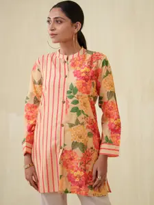 Sangria Floral Printed Top & Trouser