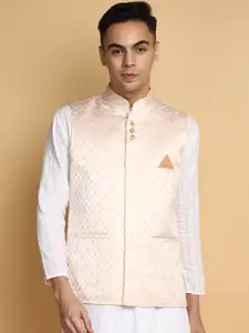 V-Mart Woven Design Nehru Jackets