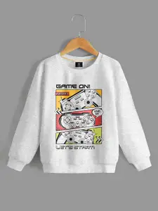 BAESD Boys Graphic Printed Fleece Pullover Sweatshirt