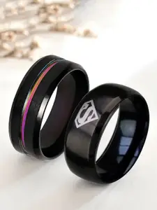 OOMPH Pack Of 2 Finger Ring