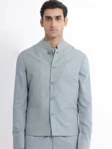 RARE RABBIT Woven Design Nehru Jacket