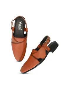 Vellinto Men Beige Comfort Sandals
