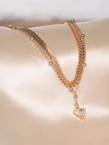 Ayesha Gold-Plated Pendant Necklace
