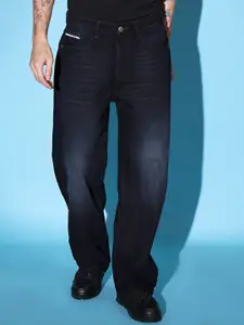 The Indian Garage Co Men Navy Blue Relaxed Fit Jeans