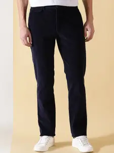 Thomas Scott Men Smart Slim Fit Easy Wash Corduroy Chinos Trousers