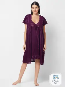 NOIRA Purple Nightdress